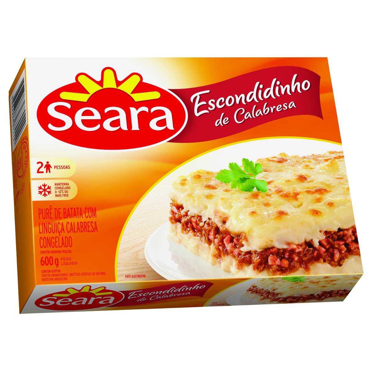 escondidinho-seara.jpg Escondidinho de Calabresa SEARA 600g - Imagem 1