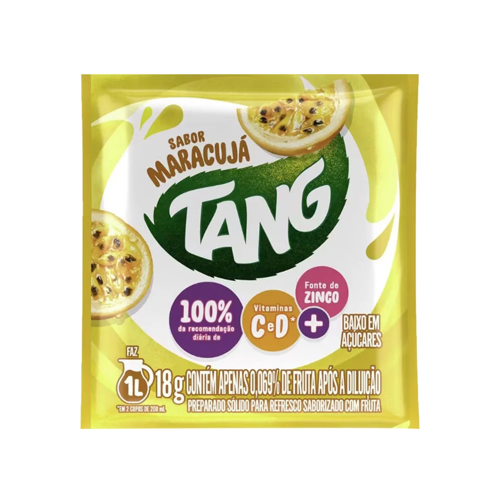 maracuja.webp Refresco em Pó Tang Maracujá 18g - Imagem 1